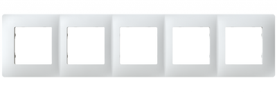 Рамка 5-а CLASSIC PLANK, білий (арт. PLK1050031) 00000012415 фото