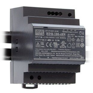 Блок питания на DIN-рейке HDR-100-48N, AC/DC, 100.8Вт, 48V, 2.1А (арт. HDR-100-48N) 00000020321 фото