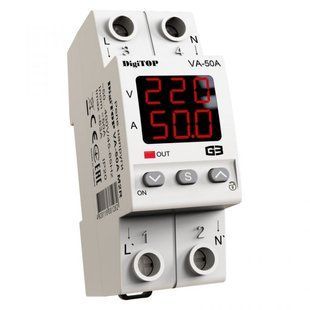 Реле напруги і струму DIGITOP VA-50A M2R (арт. VA-50 M2R) 00000019842 фото