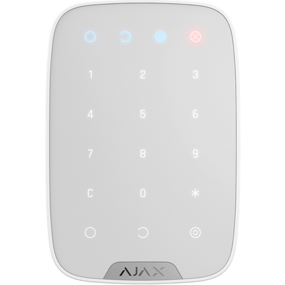Keypad white EU Бездротова сенсорна клавіатура керування системою безпеки Ajax БІЛА 00000007056 фото