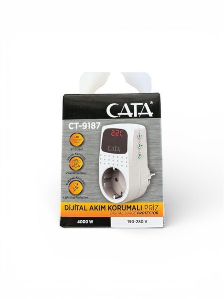 Реле напруги CATA в РОЗЕТКУ CT-9187 4000W 00000024436 фото