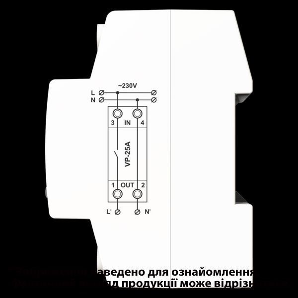 Реле напруги DigiTOP VP-25A M2R (арт. VP-25A M2R) 00000018295 фото