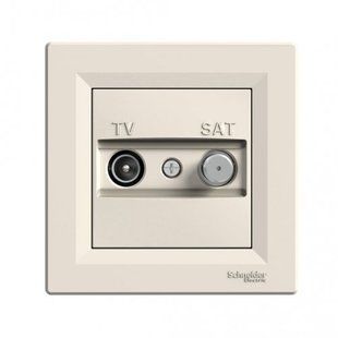 TV/SAT Розетка індивідуальна ASFORA КРЕМ (арт. EPH3400423) 00000009276 фото