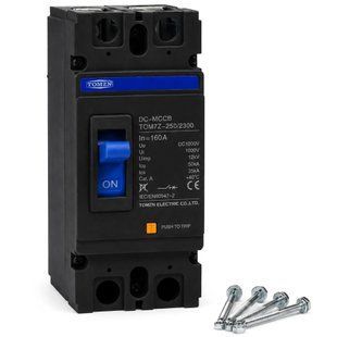Автоматический выключатель TOMZN 2P DC 1000V TOM7Z-250/2300 160A 00000025105 фото