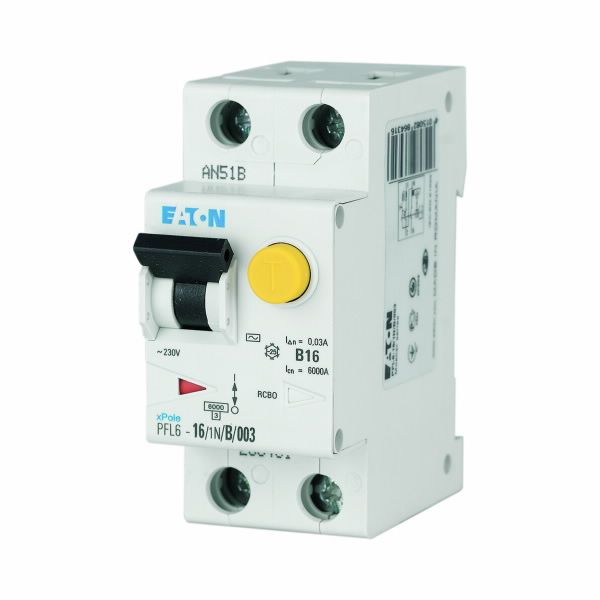 Диференційний автоматичний вимикач PFL6 -10/1N/B/003 (арт. 286429) 00000000840 фото