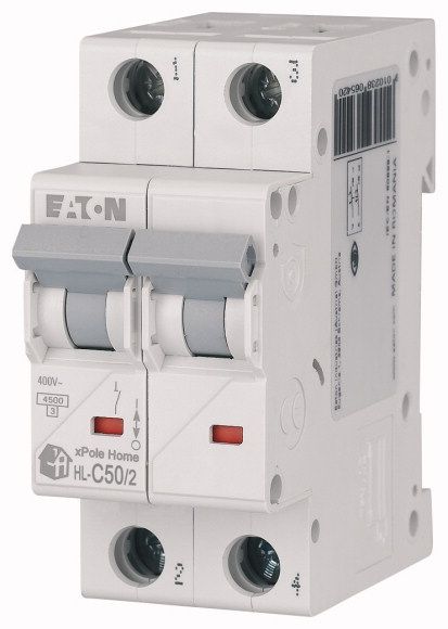 Автоматичний вимикач 2pol HL C 50A (арт. 194776) 00000006324 фото
