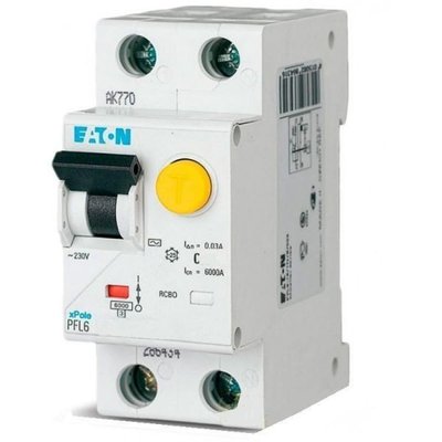 Диференційний автоматичний вимикач PFL6-10/1N/С/003 (арт. 286465) 00000000844 фото