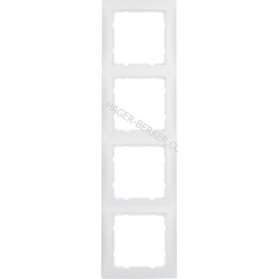 Рамка 4-а полярна білизна матова S.1 00000011395 фото