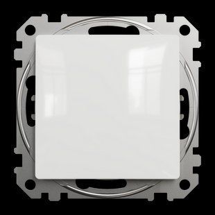 Вимикач 1-кл. прохідний Sedna Design білий (арт. SDD111106) 00000016188 фото