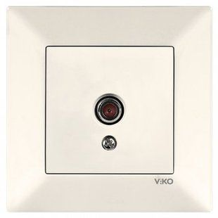 Розетка tv кінцева MERIDIAN (крем) (арт. 90970210-WH) 00000003085 фото
