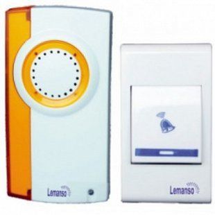 Дзвінок Lemanso 12V LDB42 білий з оранжевим (арт. LDB42) 00000001677 фото