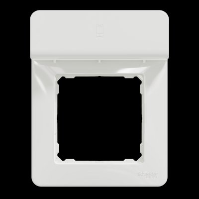 Рамка 1-а з підставкою для мобільного телефону Sedna Design білий (арт. SDD311809) 00000016249 фото