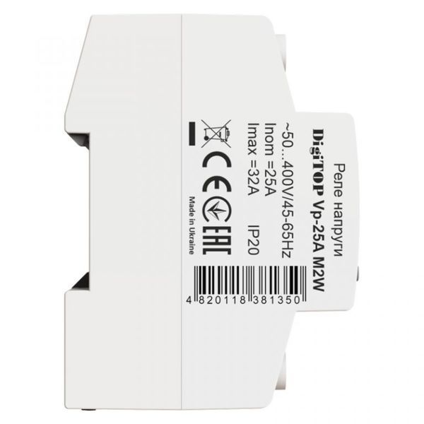 Реле напряжения DigiTOP VP-25A M2W (арт. VP-25A M2W) 00000019901 фото