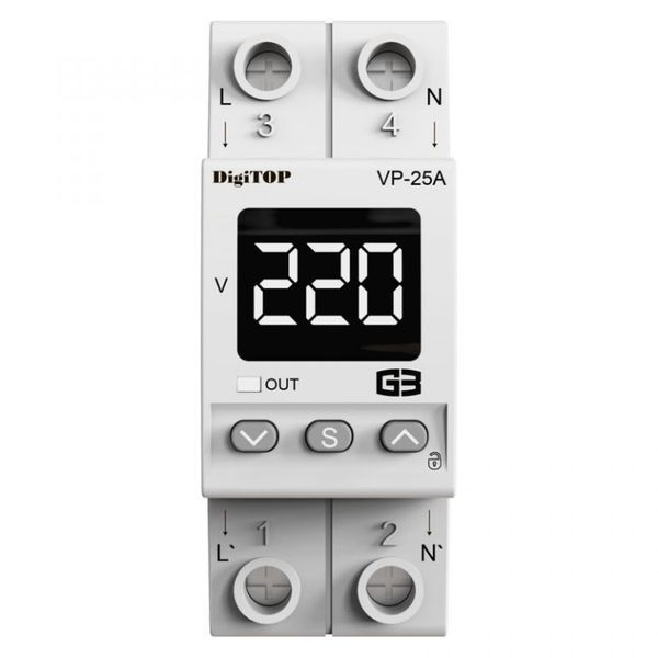 Реле напряжения DigiTOP VP-25A M2W (арт. VP-25A M2W) 00000019901 фото