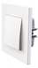 Выключатель 1-кл. проходной PLANK, белый (арт. PLK0211031) 00000012424 фото 2