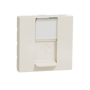 Розетка комп 1-а RJ45 кат.5 UTP/2мод. Unica new беж (арт. NU341144) 00000011674 фото