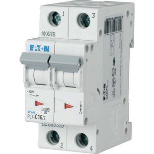 Автоматичний вимикач PL7-C16/2 (арт. 263359) 00000000902 фото