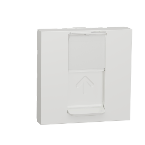Розетка комп 1-а RJ45 кат.5 UTP/2мод. Unica new білий (арт. NU341118) 00000009663 фото