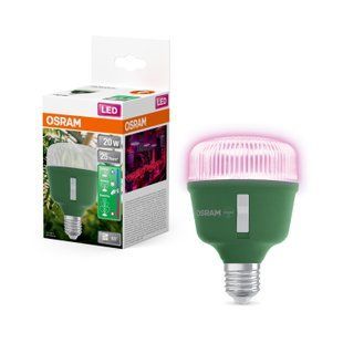 Лампа LED T80 GROW 20W 230V CL E27 6X1 OSRAM для росту рослин(арт.4058075845800) 00000020453 фото