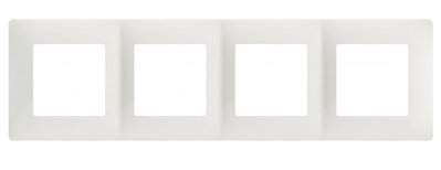 Рамка 4-а CLASSIC PLANK, білий 00000012414 фото