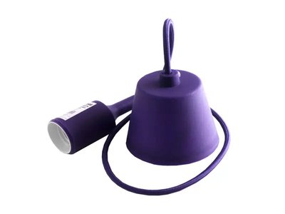 Підвіс пластиковий Е27 фіолетовий 1м для LED ламп (арт. LMA074) 00000004729 фото