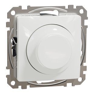 Світлорегулятор LED поворотний, універсальний 200Вт Sedna Design білий (арт. SDD111502) 00000018504 фото