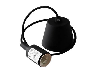 Підвіс пластиковий LEMANSO "Т-образный"+Е27 чорний1м/LMA074 для LED ламп 00000004730 фото