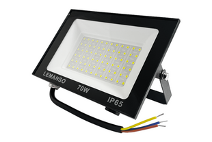 Прожектор LED 70w 6500K IP65 4200LM LEMANSO "Нептун" чорний/ LMP103-70 00000020971 фото
