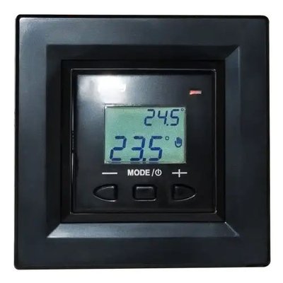 Терморегулятор для теплої підлоги програмований VEGA 070 Чорний 00000018114 фото