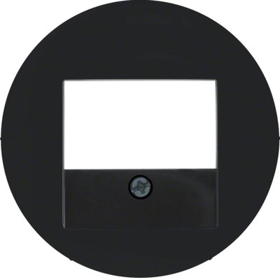Центр. пласт. для гучномовців, USB-розеток, R.1/R.3/R.8 чорний 00000013236 фото