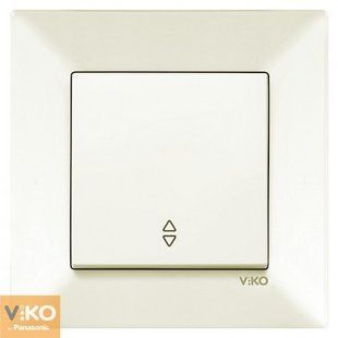 Вимикач прохідний MERIDIAN (крем) (арт. 90970204-WH) 00000001565 фото