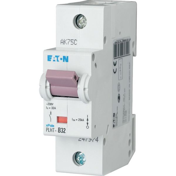 Автоматический выключатель 1-полюсный PLHT-D32 (арт. 247992) 00000014928 фото