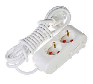 Подовжувач 3 м-2 гнізда c/з MULTILET (арт. 90114203) 00000003599 фото