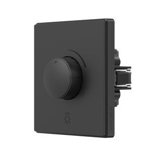 Димер 600W вугільно-чорний VIDEX NOTA (VF-NT-DM600-BL) 00000024748 фото