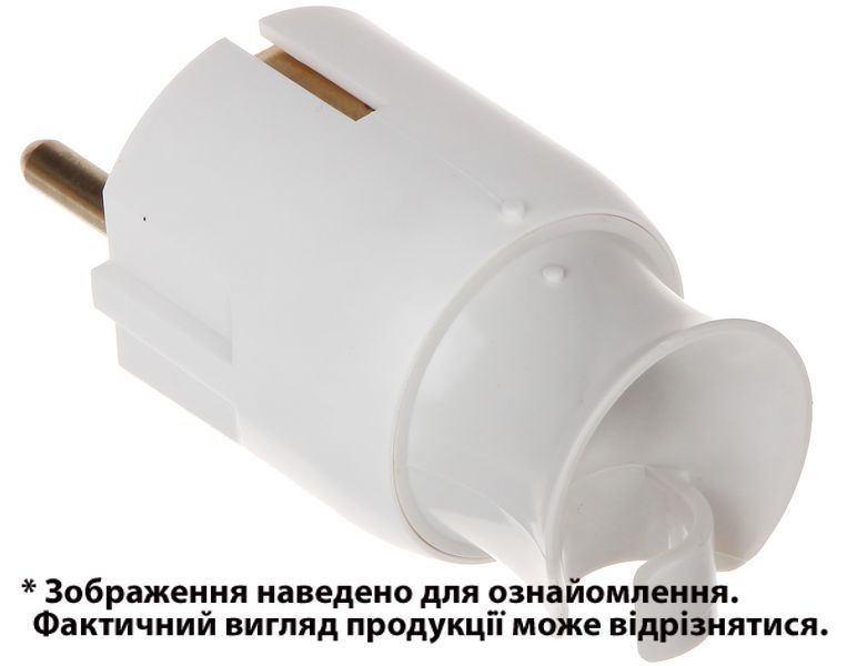 Вилка з заземленням та поворотним фіксатором кабеля на 360&deg; 16А Legrand, чорний (арт. 50173) 00000011832 фото
