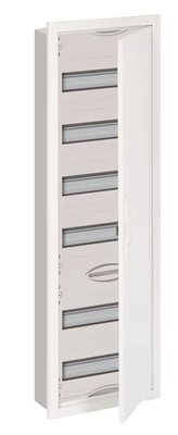U61 Шкаф встроенный 6Р IP31 72мод.(6ряд), 984*310*120 мм, с дверью, DIN-рейками, клемм., фальш.пан. (арт. 2CPX030110R9999) 00000016750 фото