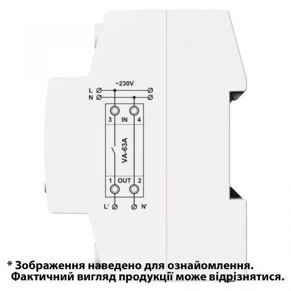 Реле напруги і струму DIGITOP VA-63A M2W (арт. VA-63 M2W) 00000018357 фото