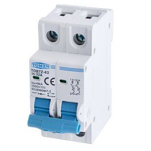 Автоматичний вимикач TOMZN 2P DC 1000V MCB 32A (сонце) 00000021661 фото