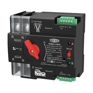Автомат введення резерву TOMZN 2P 220V 100A Wi-Fi 00000022358 фото