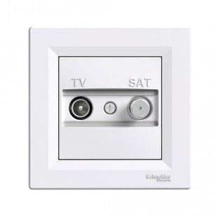 TV/SAT РОЗЕТКА КІН ASFORA БІЛИЙ (арт. EPH3400421) 00000004802 фото
