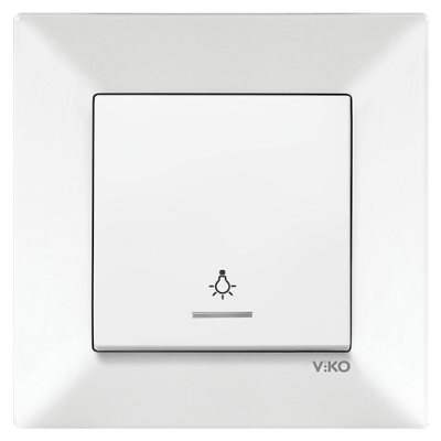 Кнопка контролю освітлення з підсвічуванням MERIDIAN (білий) (арт. 90970014-WH) 00000001868 фото