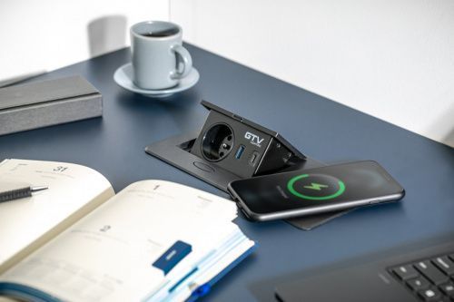 Подовжувач GTV AVARO PLUS 1 розетка SCHUKO USB A+C WC 5W провід 1,5м Білий 00000016850 фото