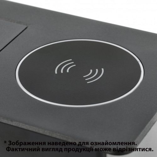 Удлинитель GTV AVARO PLUS 1 розетка SCHUKO USB A+C WC 5W провод 1,5м Черный 00000016848 фото