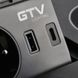 Подовжувач GTV AVARO PLUS 1 розетка SCHUKO USB A+C WC 5W провід 1,5м Чорний 00000016848 фото 4