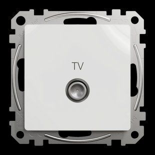 Розетка TV конечная 4дБ Sedna Design белый (арт. SDD111471) 00000016237 фото