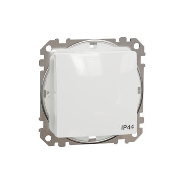 Выключатель IP44 1-кл. проходной Sedna Design белый (арт. SDD211106) 00000016194 фото