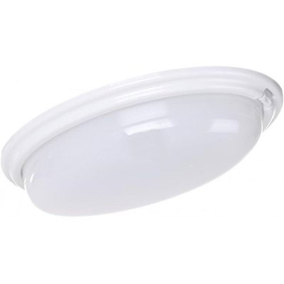 Світильник пластиковий LED настінно-потолочний Borsan EKOTA APLIK 12W 6500K (білий) ОВАЛ 00000006147 фото
