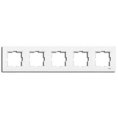 Рамка 5-тимісна горизонтальна KARE (білий) (арт. 90960204) 00000002978 фото