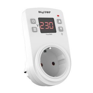 Реле напруги DIGITOP Vp-10AR в розетку із заземленням (арт. Vp-10AR) 00000020795 фото