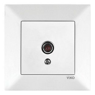 Розетка прохідна TV 12 DB MERIDIAN (білий) (арт. 90970060-WH) 00000003119 фото